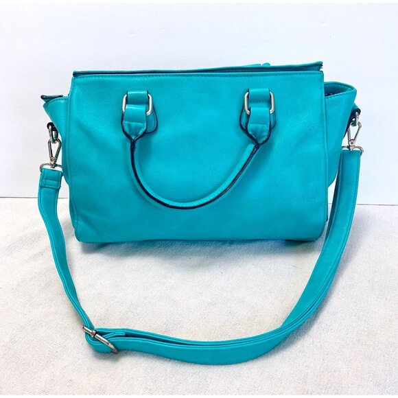 Charming Charlie Women's Handbag Turquoise Medium Shoulder Bag/Purse - Picture 2 of 16